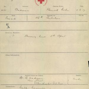 Soldier packet page