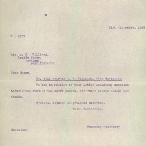 Soldier packet page