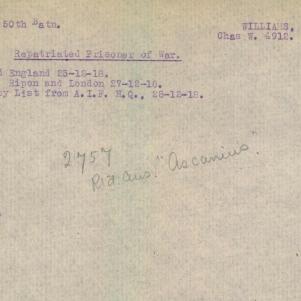 Soldier packet page