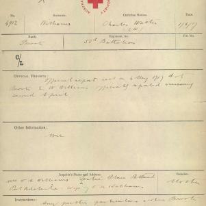 Soldier packet page