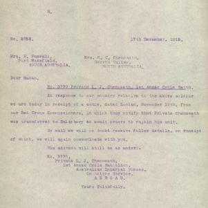Soldier packet page