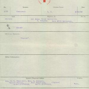 Soldier packet page