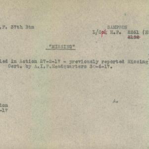 Soldier packet page