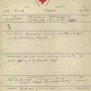 Soldier packet page