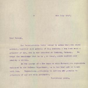 Soldier packet page