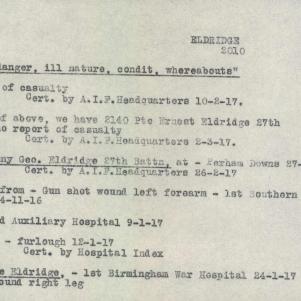 Soldier packet page