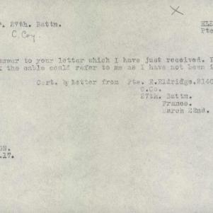 Soldier packet page