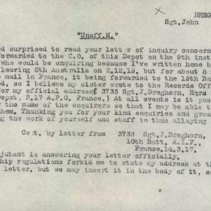 Soldier packet page