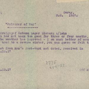 Soldier packet page