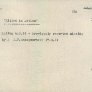 Soldier packet page