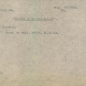 Soldier packet page