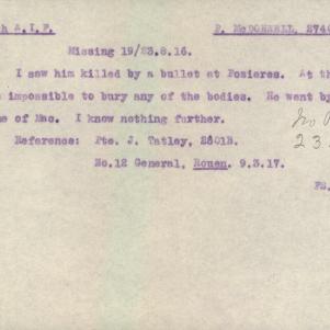 Soldier packet page
