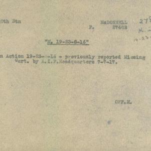 Soldier packet page