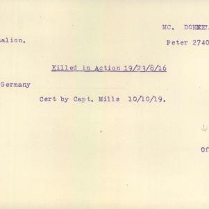 Soldier packet page