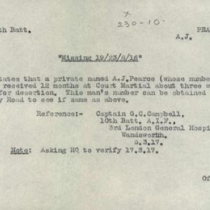 Soldier packet page