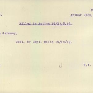 Soldier packet page