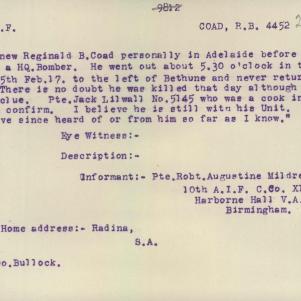 Soldier packet page