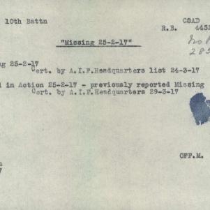 Soldier packet page