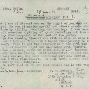 Soldier packet page