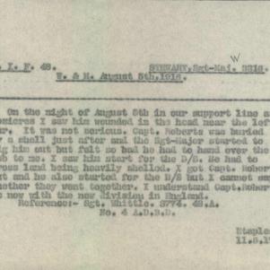 Soldier packet page