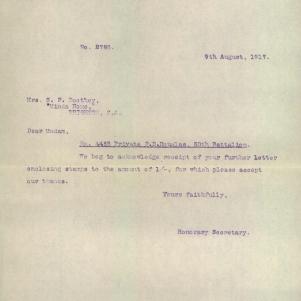 Soldier packet page