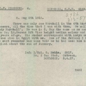 Soldier packet page