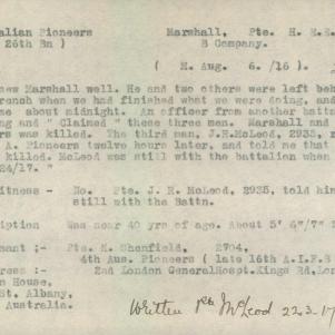 Soldier packet page