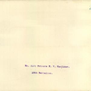 Soldier packet page