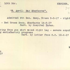 Soldier packet page