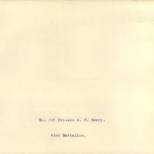 Soldier packet page