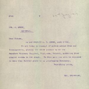 Soldier packet page