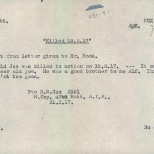 Soldier packet page