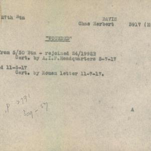 Soldier packet page