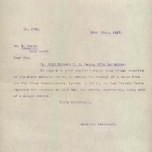 Soldier packet page