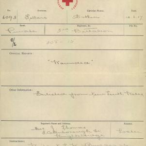 Soldier packet page