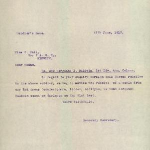 Soldier packet page