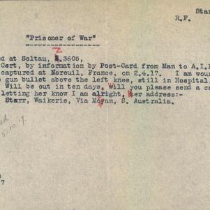 Soldier packet page