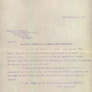 Soldier packet page