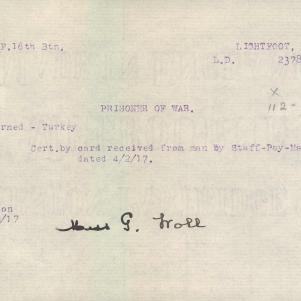 Soldier packet page