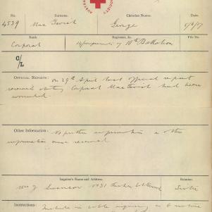 Soldier packet page
