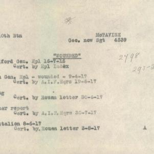 Soldier packet page