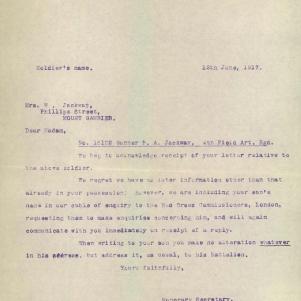 Soldier packet page