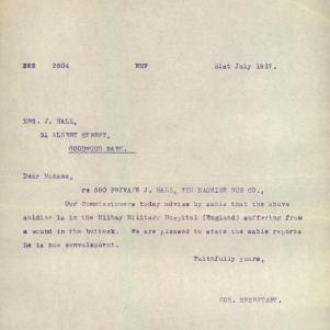 Soldier packet page