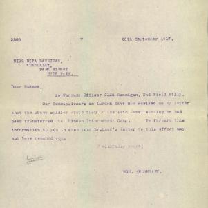 Soldier packet page