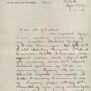 Soldier packet page
