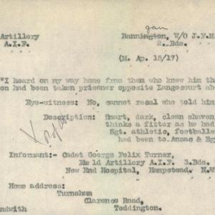 Soldier packet page