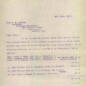 Soldier packet page