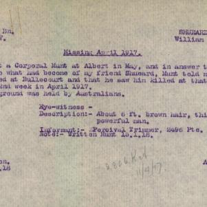 Soldier packet page