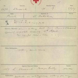 Soldier packet page