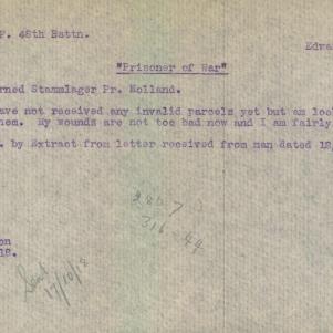 Soldier packet page